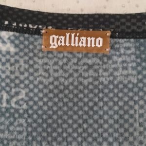 John Galliano newspaper dress